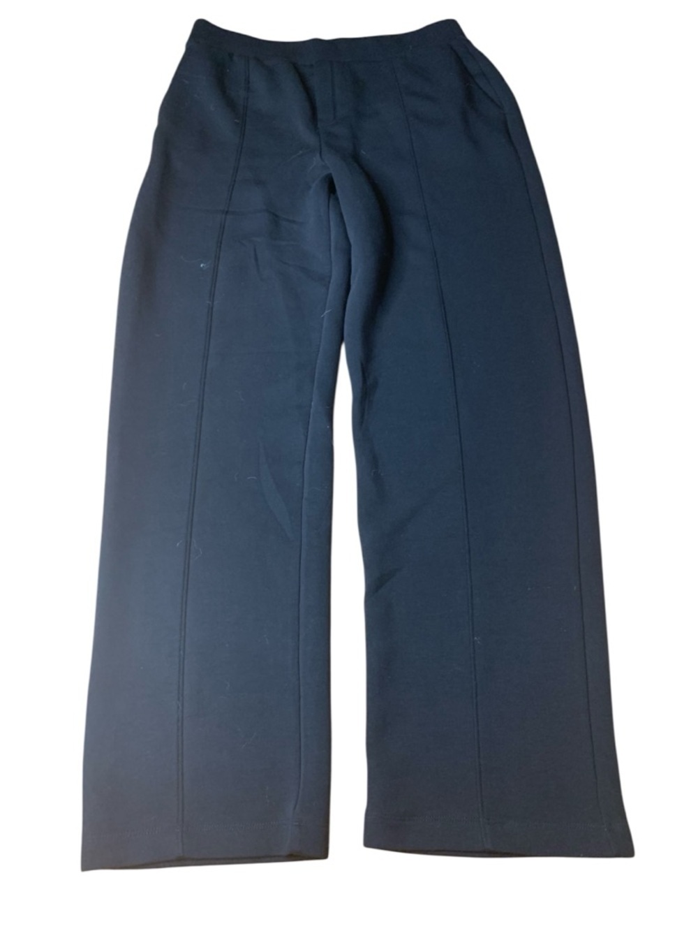Old Navy Bounce Fleece High-Rise Wide-Leg Pintuck Pants - Black - L TALL